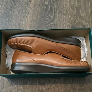 SAS Petra Tan Leather Loafers
